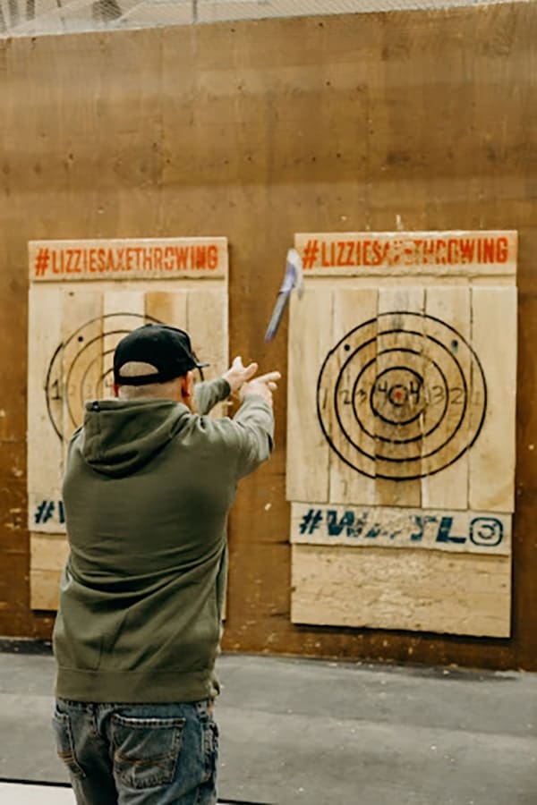 Lizzie's Axe Throwing Denver Area Axe Throwing & Bar